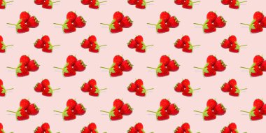 Çilekli güzel, pürüzsüz desen, meyveler için ambalaj olarak kullanılabilir..