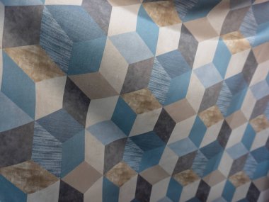 Geçmişi, kumaş dokusu. Mavi renk