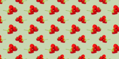 Çilekli güzel, pürüzsüz desen, meyveler için ambalaj olarak kullanılabilir..