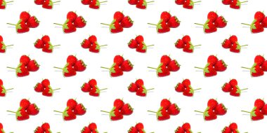 Çilekli güzel, pürüzsüz desen, meyveler için ambalaj olarak kullanılabilir..