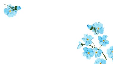 Üzerinde suluboya renkleri olan metin olan kartpostallar için desen - unutma-beni-değil