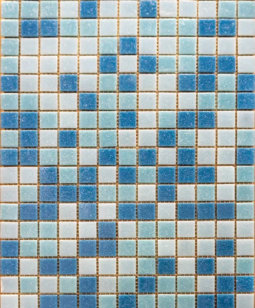 Fundo Textura Telha Cerâmica Mosaic Cor Azul — Fotografia de Stock