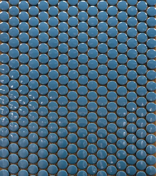 Фон Текстура Керамічна Плитка Мозаїка Колір Синій — стокове фото