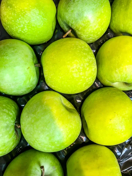 Stock Foto Manzanas Fruta Sabrosa Saludable —  Fotos de Stock