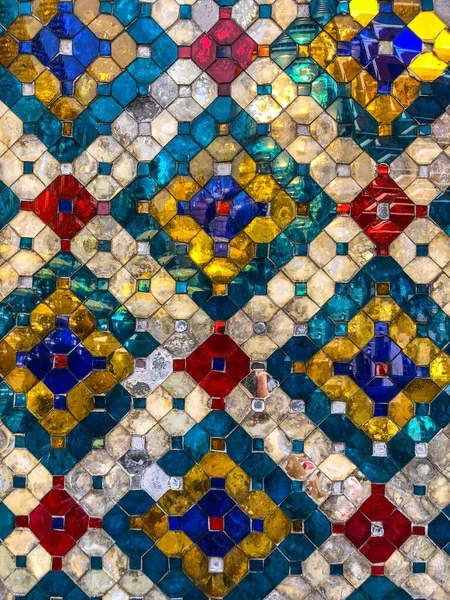 Textura Parede Mosaico Multicolorido — Fotografia de Stock