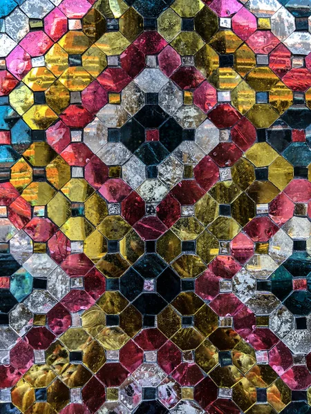 Çok renkli mozaiğin duvar dokusu