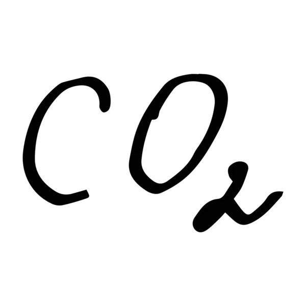 Desenho Manual Fórmula Química Elemento Design Sobre Tema Escolar —  Vetores de Stock