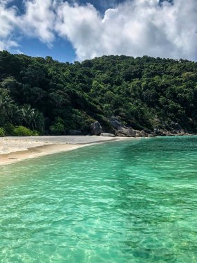 Tayland, Similan Adaları 'ndaki Güneydoğu Asya' nın güzel deniz ve plajı