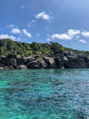 Tayland, Similan Adaları 'ndaki Güneydoğu Asya' nın güzel deniz ve plajı