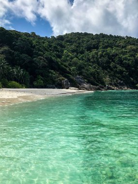Tayland, Similan Adaları 'ndaki Güneydoğu Asya' nın güzel deniz ve plajı