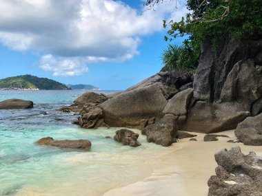 Tayland, Similan Adaları 'ndaki Güneydoğu Asya' nın güzel deniz ve plajı