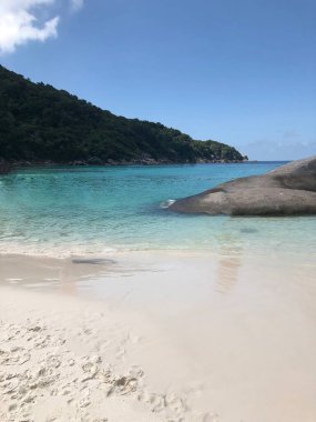 Tayland, Similan Adaları 'ndaki Güneydoğu Asya' nın güzel deniz ve plajı