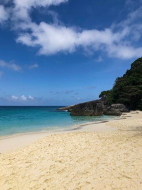 Tayland, Similan Adaları 'ndaki Güneydoğu Asya' nın güzel deniz ve plajı