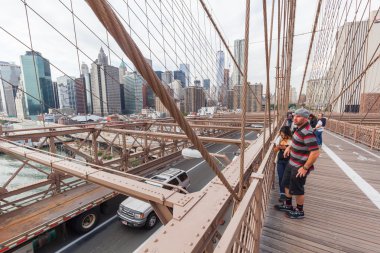 New York 'taki Brooklyn Köprüsü