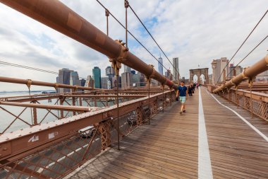 New York 'taki Brooklyn Köprüsü