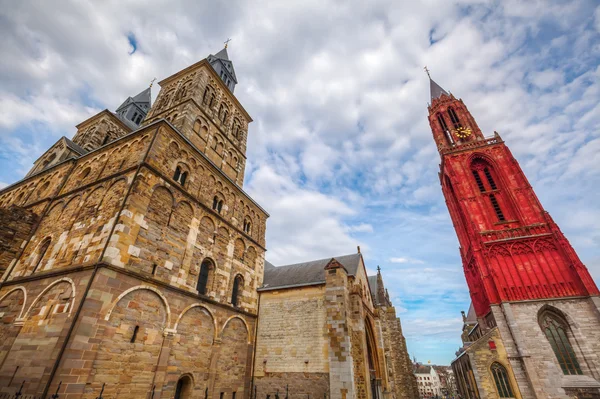 St. Johns ve St. Servatius Maastricht — Stok fotoğraf