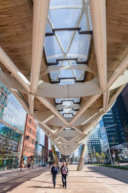 tramvay viyadük, Beatrixkwartier Lahey, Hollanda