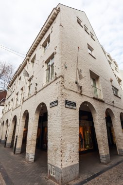 Maastricht, Hollanda arcades alışveriş ile tarihi evi