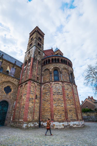 Базилика Святого Серватия в Маастрихте, Нидерланды — стоковое фото