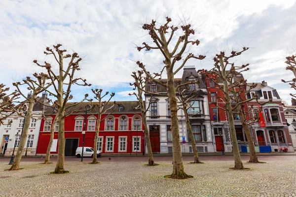 Op het Vrijthof in Maastricht, Nederland — Stockfoto