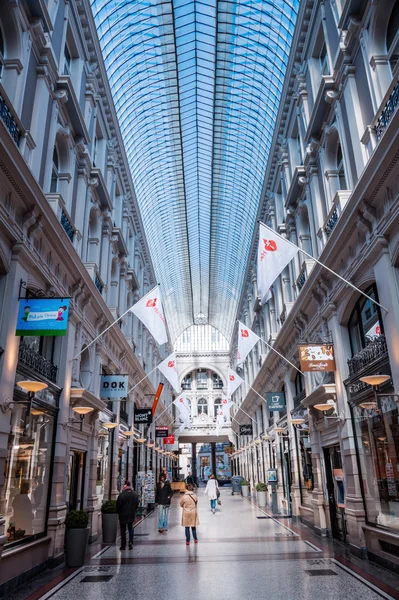 Shopping arcade Passage in The Hague, Netherlands — Stock Photo, Image