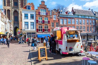 Utrecht, Hollanda sokak sahnesi