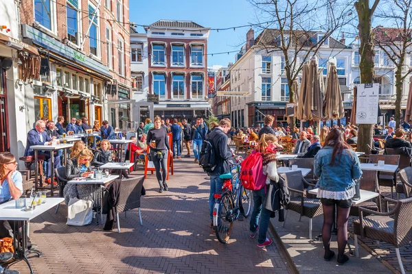 Town square Het Plein in The Hague, Netherlands — Stock Photo, Image
