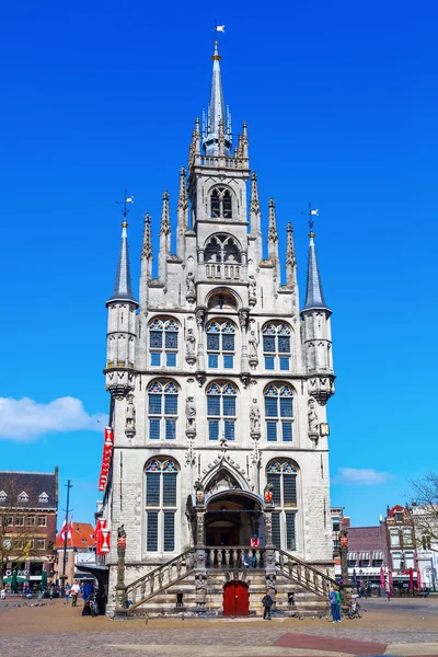 荷兰古达旧市政厅 — 图库照片