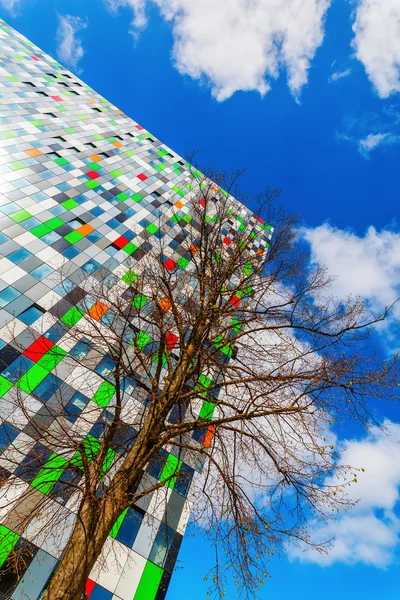 Edificio de alojamiento para estudiantes en el campus universitario en Utrecht, Países Bajos —  Fotos de Stock