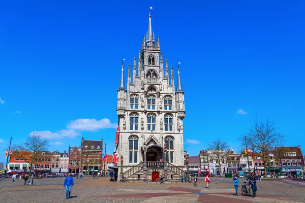 Antiguo ayuntamiento de Gouda, Países Bajos —  Fotos de Stock