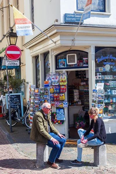 Scène de rue à Utrecht, Pays-Bas — Photo