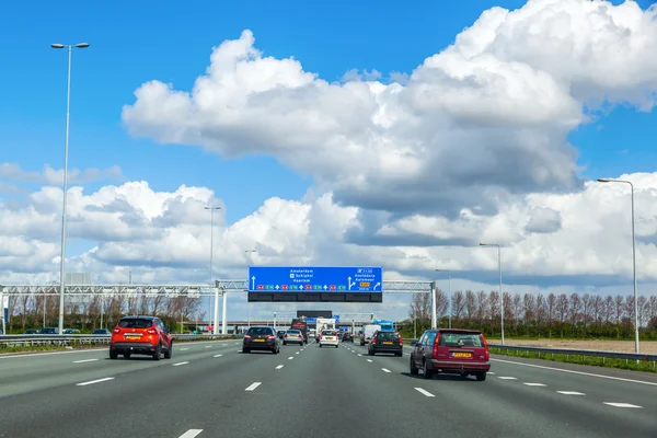 Autostrada A4 w Holandii — Zdjęcie stockowe