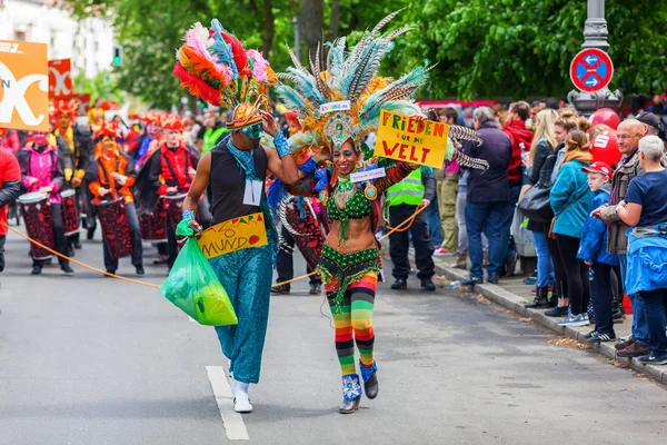 Carnaval de culturas em Berlin, Alemania — Fotografia de Stock