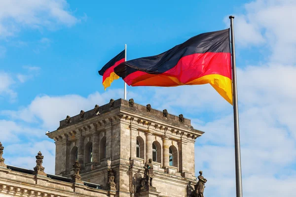 Deutscher Reichstag in Berlin, Deutschland, — Stockfoto