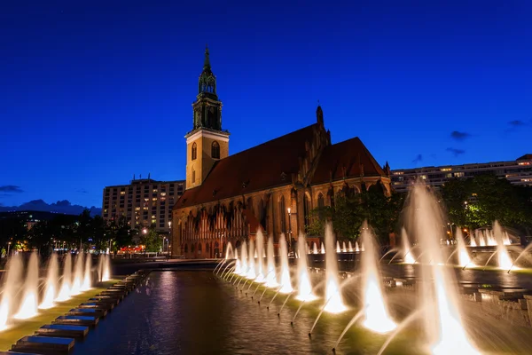 Iglesia de Santa María en Berlín, Alemania — Foto de Stock