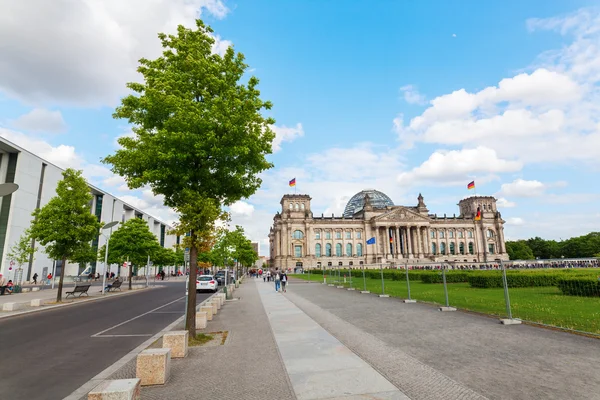 Duitse Reichstag in Berlijn, Duitsland — Stockfoto