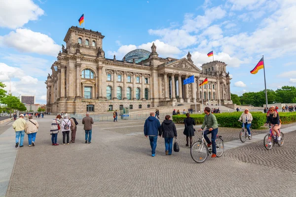 Deutscher Reichstag in Berlin, Deutschland — Stockfoto