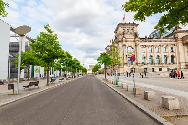 Reichstag alemán en Berlín, Alemania — Foto de Stock