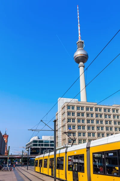 Wieża telewizyjna w Berlinie, Niemcy — Zdjęcie stockowe