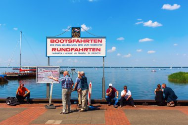 lake view at Steinhuder Meer in Lower Saxony, Germany clipart