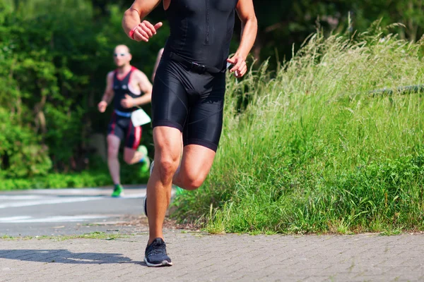 Runner at a foot race — Stock Photo, Image