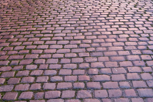 Background from cobblestone pavement — Stock Photo, Image