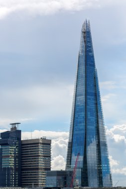 The Shard in London, İngiltere'deki görünümü
