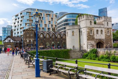 Londra'da Tower of London shop, İngiltere
