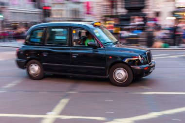 hareket bulanıklık geleneksel Londra taksi
