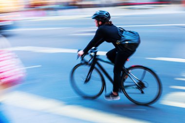 Hareket Bulanıklığı bisikletçi