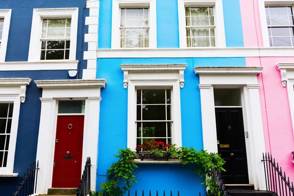 Casas adosadas en Notting Hill, Londres — Foto de Stock