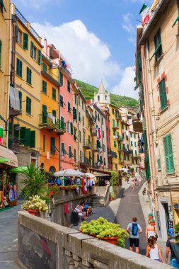 Riomaggiore dik yol, Liguria, İtalya