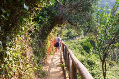 Monterosso sahil yürüyüş parkuru, Cinque Terre, İtalya