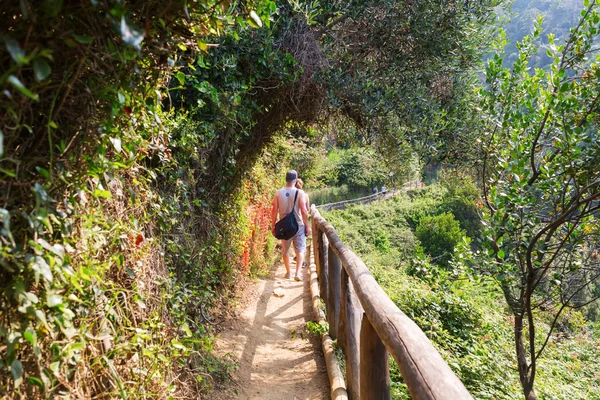 Monterosso sahil yürüyüş parkuru, Cinque Terre, İtalya